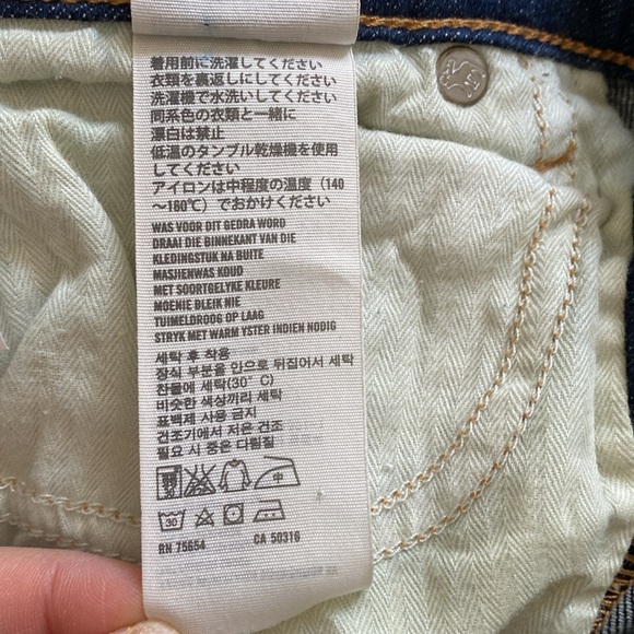 A&F boot cut denim size 2S - Picture 7 of 9